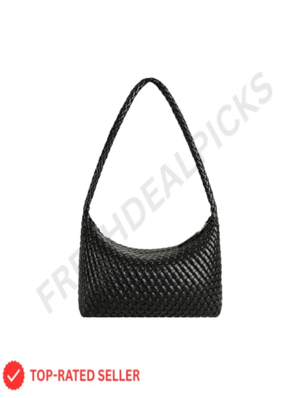 Vegan Leather Woven Tote Bag Braided Hobo Handbag Women Shoulder Purse